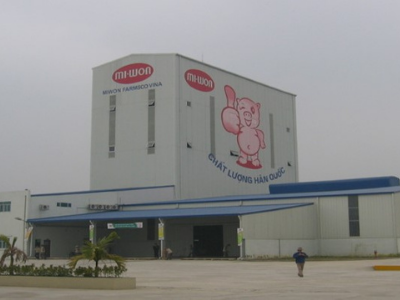 Nhà máy chế biến thức ăn chăn nuôi Miwon Farmsco Vina