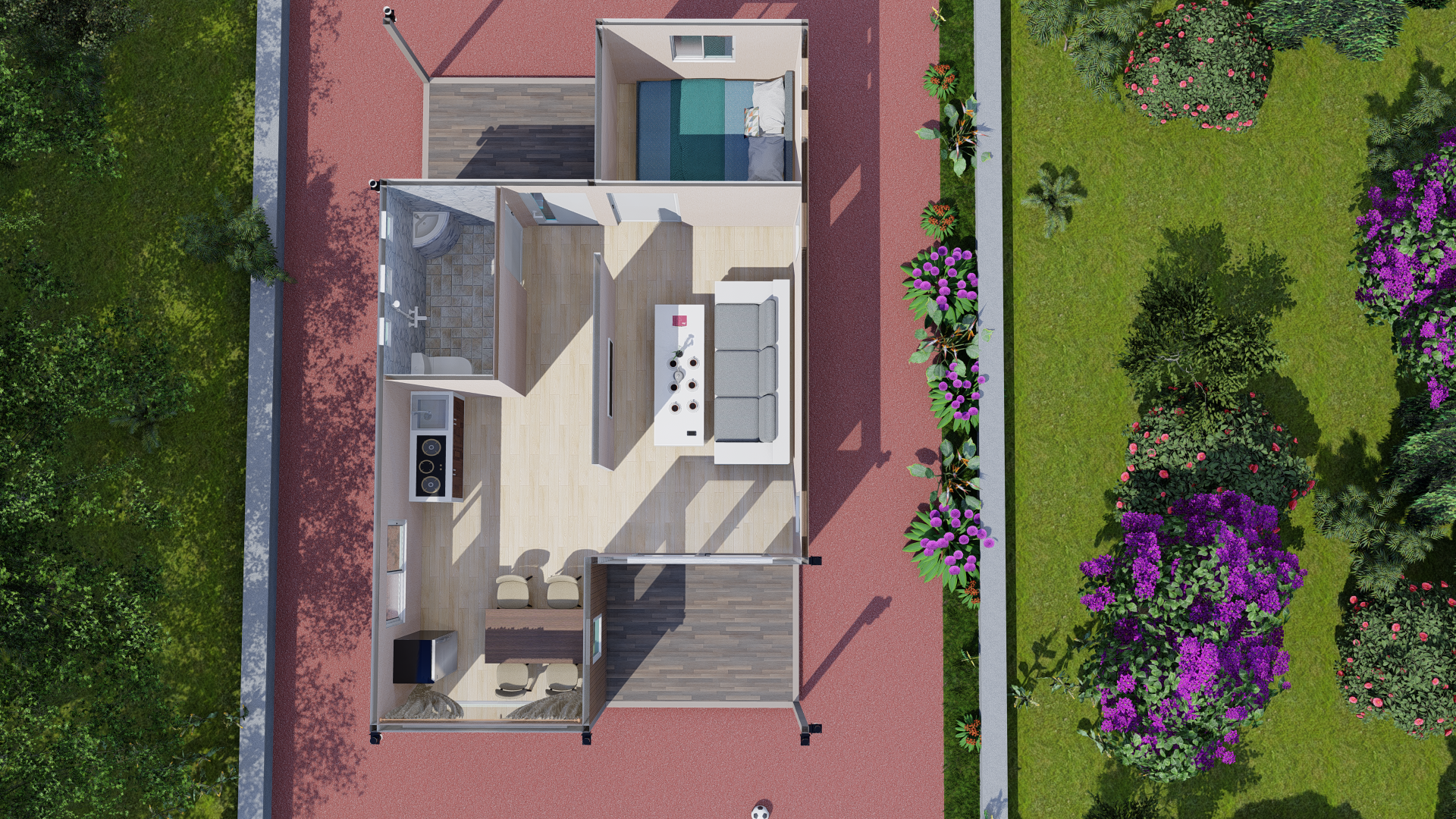 Nhà sinh hoạt 2N600 - 01
